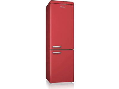 Swan Retro Fridge Freezer - Red